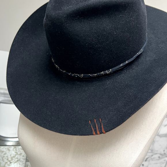 Rustler HAT Co. Nashville Custom Western Cowboy Hat Australian Wool Felt 6 7/8 main image 8